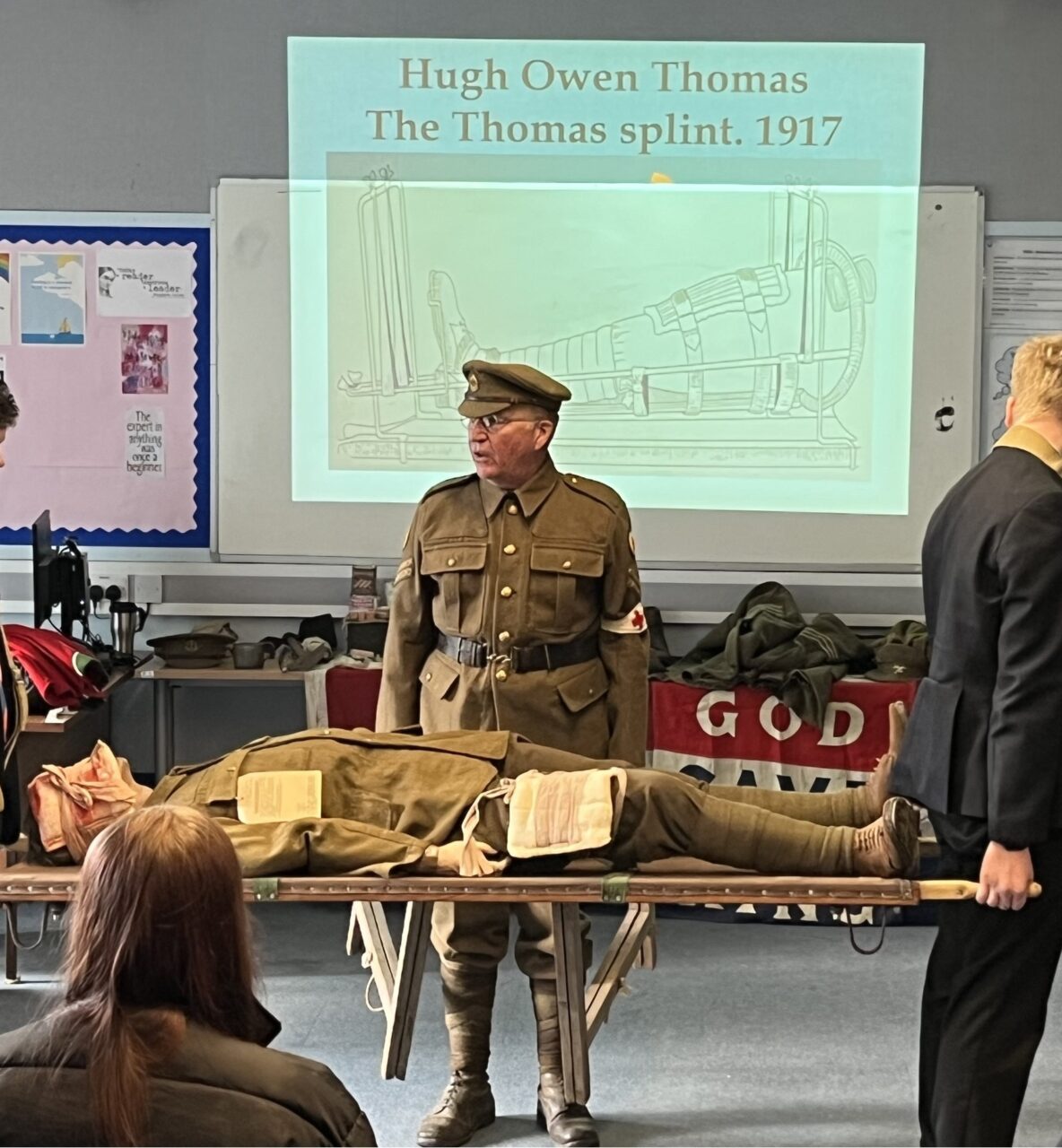 Bringing History to Life - students enjoyed learning more about WW1